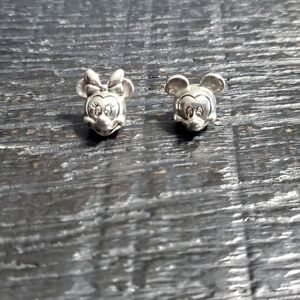 Mickey and Minnie Pandora bangle ends.